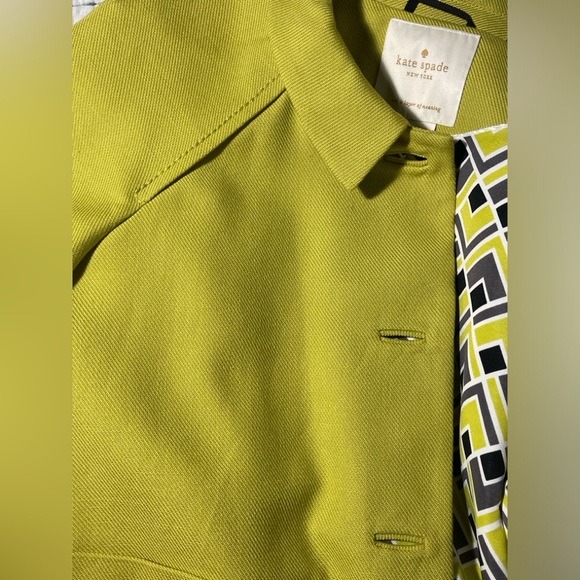 Kate Spade Chartreuse Swing Jacket - Picture 11 of 14